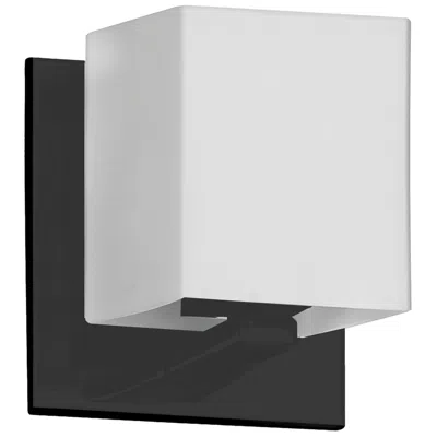 DAINOLITE VERONA 4 1/2" HIGH MATTE BLACK WALL SCONCE