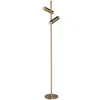 Dainolite 12w Floor Lamp, Agb, Fr Acrylic Diffuser In Gold