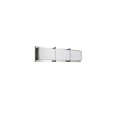 Dainolite 15w Vanity Light, Pc, Wh Acrylic Diffuser In White