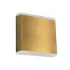 Dainolite 15w Wall Sconce, Agb, Acrylic Diffuser In Gold
