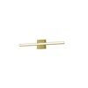 Dainolite 18w Colour Changing Vanity Aged Brass With Frosted Acrylic Diffuser In Neutral
