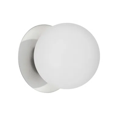 DAINOLITE 1LT HALOGEN WALL SCONCE, PC, WHITE GLASS