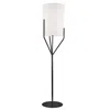 Dainolite 1lt Incandescent Floor Lamp, Mb, Wh Shade
