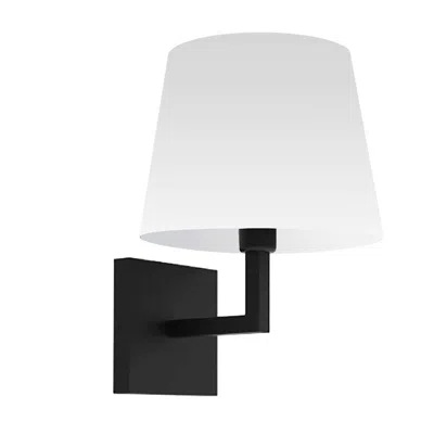 Dainolite 1lt Incandescent Wall Sconce, Mb, White Shade