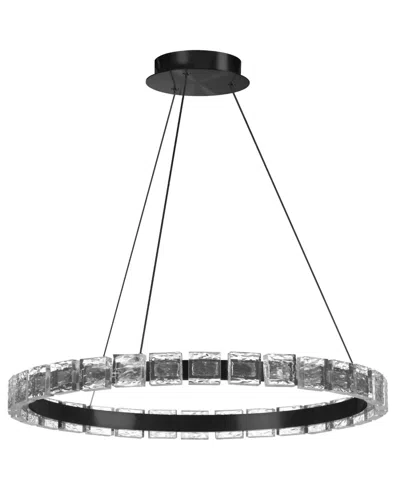 Dainolite 2" Metal Camila Led Chandelier In Clear