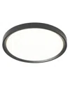 Dainolite Frida Flush Mount In White,sandy Black