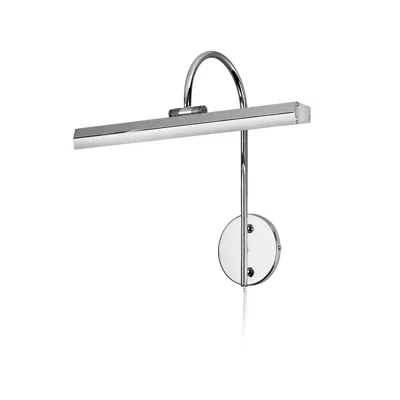 Dainolite 20w Picture Light, Polished Chrome Finish In Silver