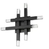 Dainolite 24w Wall Sconce, Mb, Acrylic Diffuser In Black