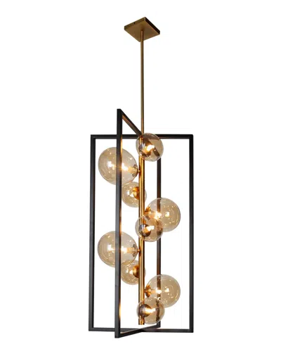 Dainolite 29.50" Metal Glasgow 9 Light Pendant