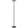 Dainolite 30w Floor Lamp Sand Black With White Acrylic Diffuser In Black