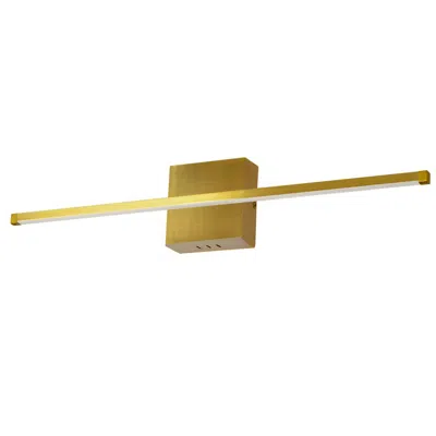 Dainolite 30w Wall Sconce Agb,wh Acrylic Diffuser In Gold