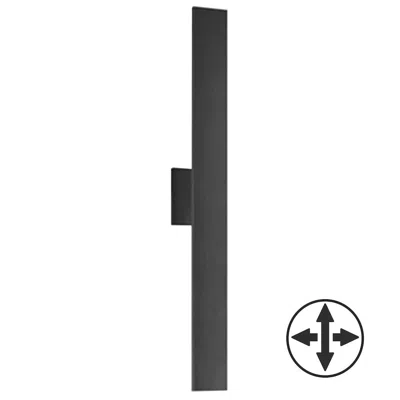 Dainolite 30w Wall Sconce In Matte Black