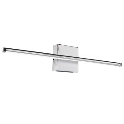 Dainolite 30w Wall Sconce Pc,wh Acrylic Diffuser In Metallic