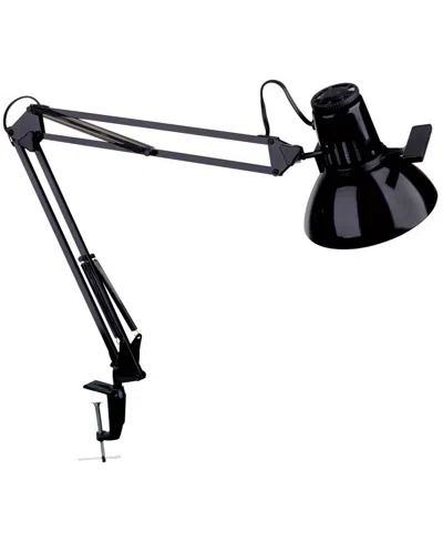 Dainolite 36" Metal Gloss Task Lamp In Black