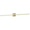 Dainolite 36w Colour Changing Vanity Aged Brass With Frosted Acrylic Diffuser In Gold