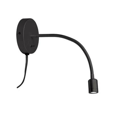 Dainolite 3w Wall Lamp, Mb In Black