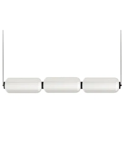 Dainolite 4.75" Metal Ramona Led Pendant In Clear