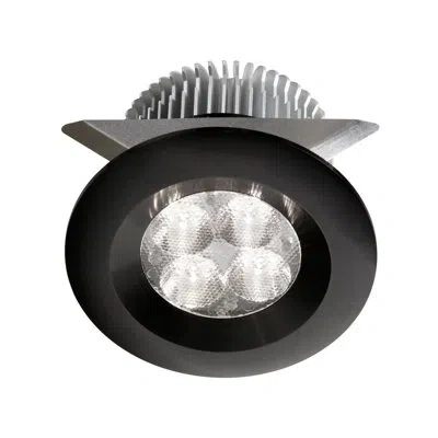 Dainolite 4-light Led Under Cabinet Puck Light In Black