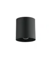 Dainolite Theron 1-light Flush Mount In Matte Black