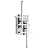 Dainolite 5lt Wall Sconce, Polished Chrome In White
