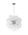 Dainolite 6 Light Halogen Pendant In Clear