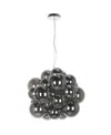 Dainolite 6 Light Halogen Pendant In Smoke