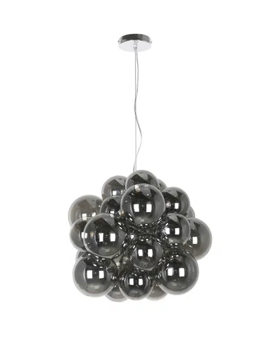 Dainolite 6 Light Halogen Pendant In Smoke