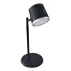 Dainolite 6w Table Lamp In Matte Black W/ Detachable Head In Black