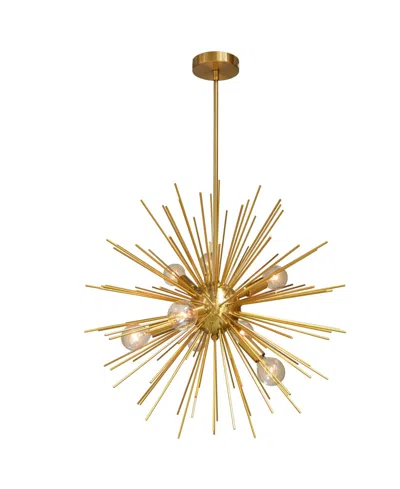 Dainolite 8 Light Pendant In Gold