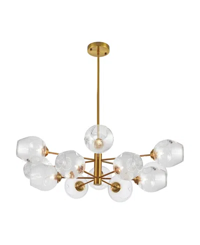 Dainolite 8" Metal Abii 12 Light Chandelier In Vintage Bronze