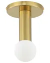 Dainolite Adams 1-light Flush Mount