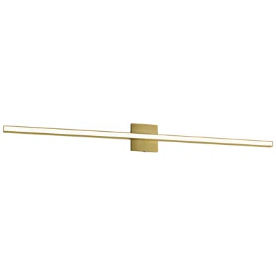 Dainolite Alexander 47 1/2" Wide Aged Brass Led Ada Vanity Bath Light