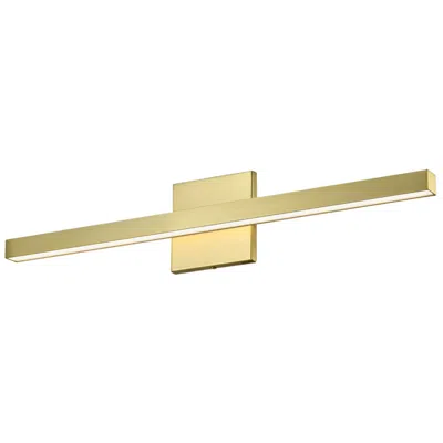 Dainolite Arandel 23 3/4" Wide Electroplated Aged Brass Led Bath Light