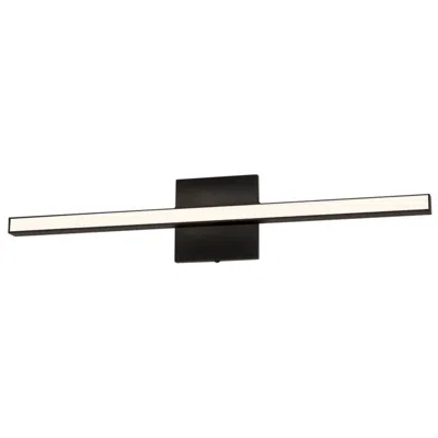 Dainolite Arandel 23 3/4" Wide Matte Black Modern Led Bath Light Bar In Multi
