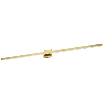 Dainolite Arandel 47 1/2" Wide Aged Brass Led Vanity Bath Light In Gold