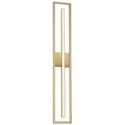 Dainolite Arandel 5.75" Wide Aged Brass Led Bath/vanity In Gold