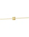 Dainolite 36w Colour Changing Vanity Aged Brass With Frosted Acrylic Diffuser