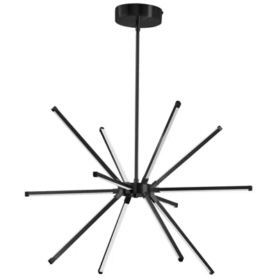 Dainolite Array 21.5" Wide Matte Black 32w Led Chandelier