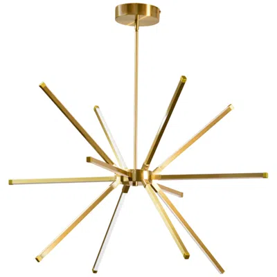 Dainolite Array 31.5" Wide Aged Brass 60w Led Chandelier