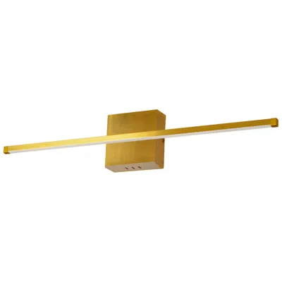 Dainolite Array 4.5" High Aged Brass 30w Horizontal Led Wall Sconce