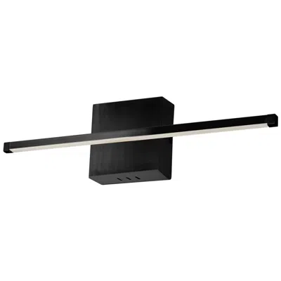 Dainolite Array 4.5" High Matte Black 19w Horizontal Led Wall Sconce In Multi