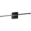 Dainolite Array 4.5" High Matte Black 30w Horizontal Led Wall Sconce