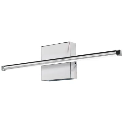 Dainolite Array 4.5" High Polished Chrome 19w Horizontal Led Wall Sconce In Silver
