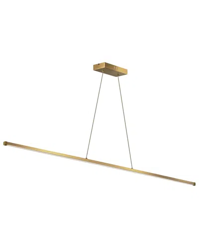 Dainolite Array Led Horizontal Pendant In Brown