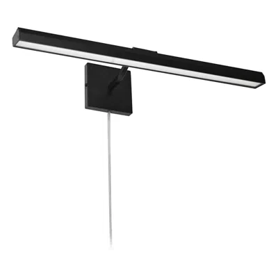 Dainolite Blix 24" Wide Matte Black Plug-in Led Picture Light
