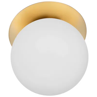 Dainolite Burlat 12.5" High White, Aged Brass Wall Sconce In Gold