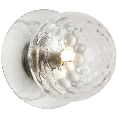 Dainolite Burlat 6" High Polished Chrome Wall Sconce