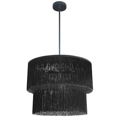 Dainolite Cadelaria 4-light 20dia. Chandelier In Black