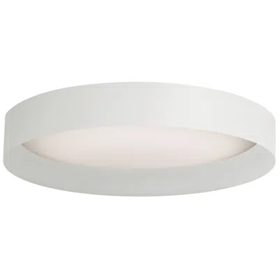 Dainolite Carmen 15" Wide Matte White Led Flush Mount