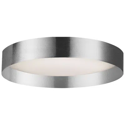 Dainolite Carmen 15" Wide Polished Chrome Led Flush Mount